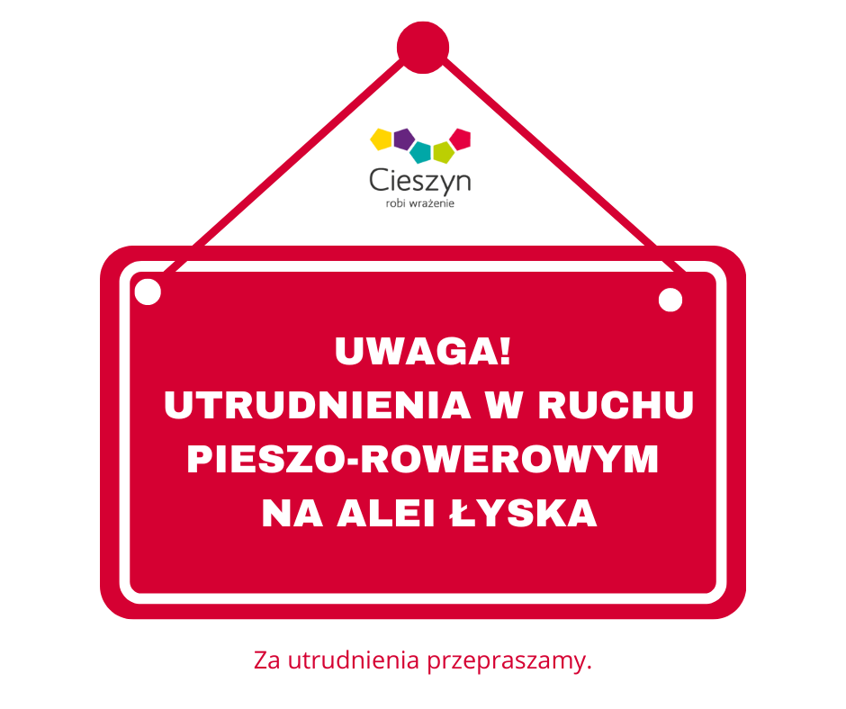 Grafika informacyjna z napisem 